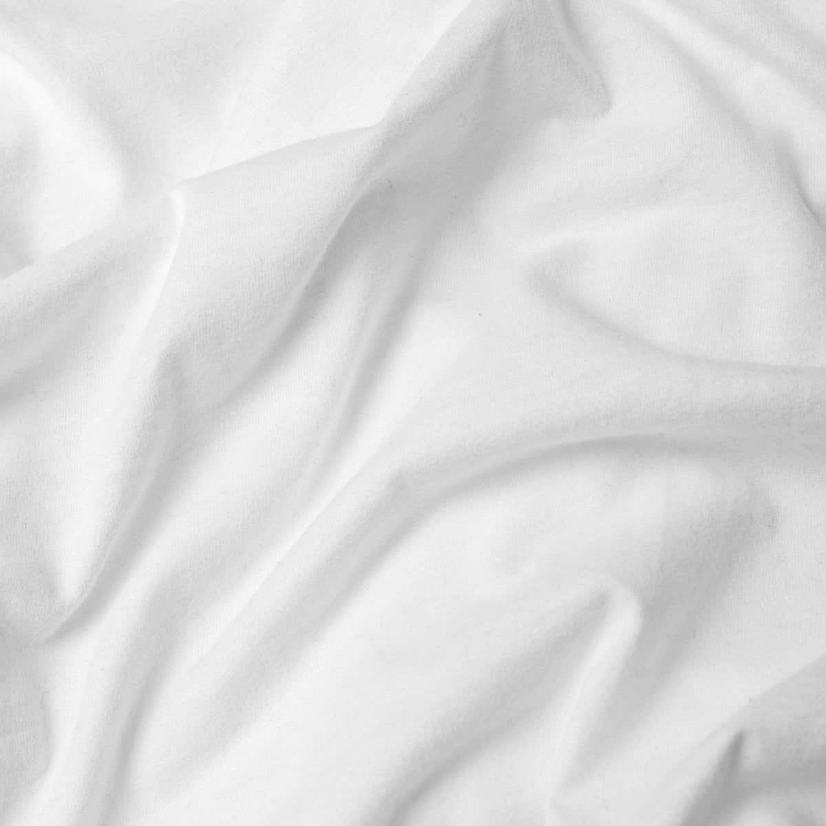 All White Classic Henley 6-Pack, close-up of fabric texture.