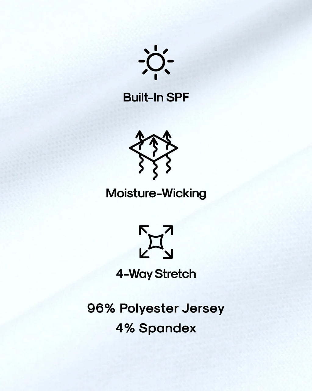 All White Active Crew 10-Pack