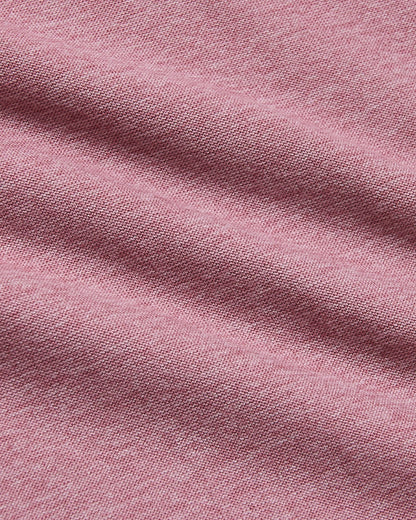 Quartz Rose Sleeveless Active Muscle Tee in soft woven fabric close-up.