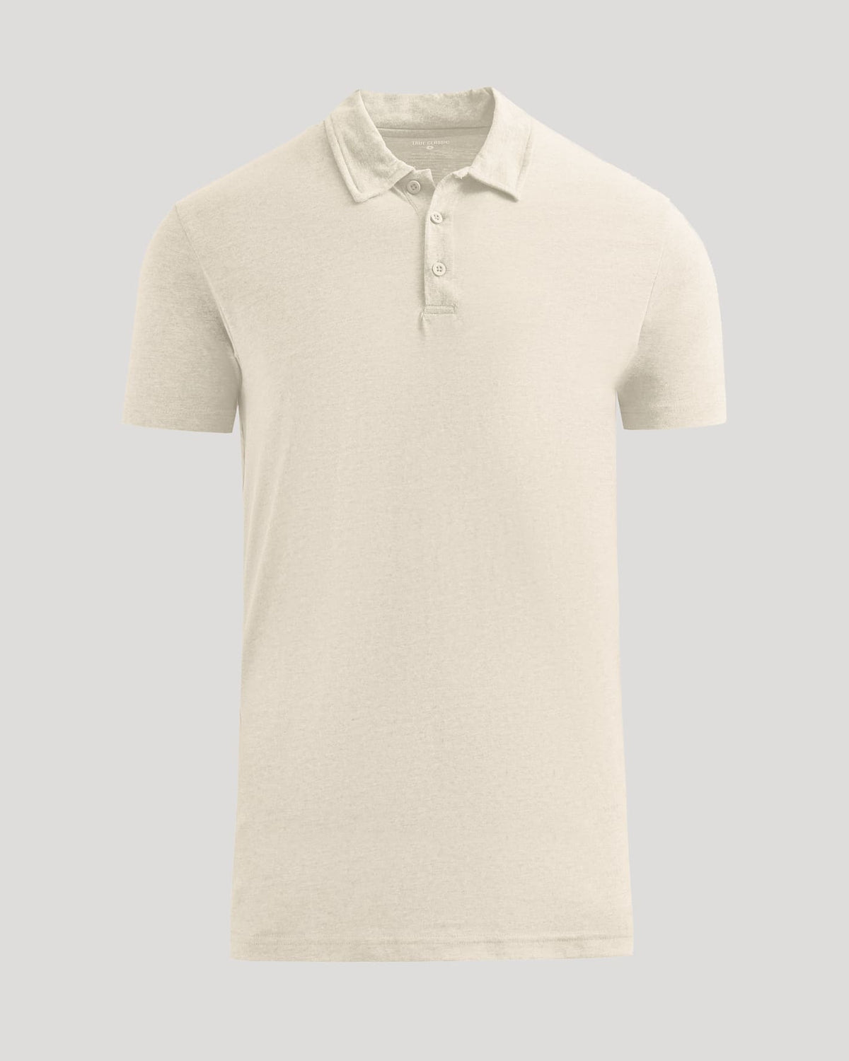 Oatmeal Short Sleeve Tall Polo