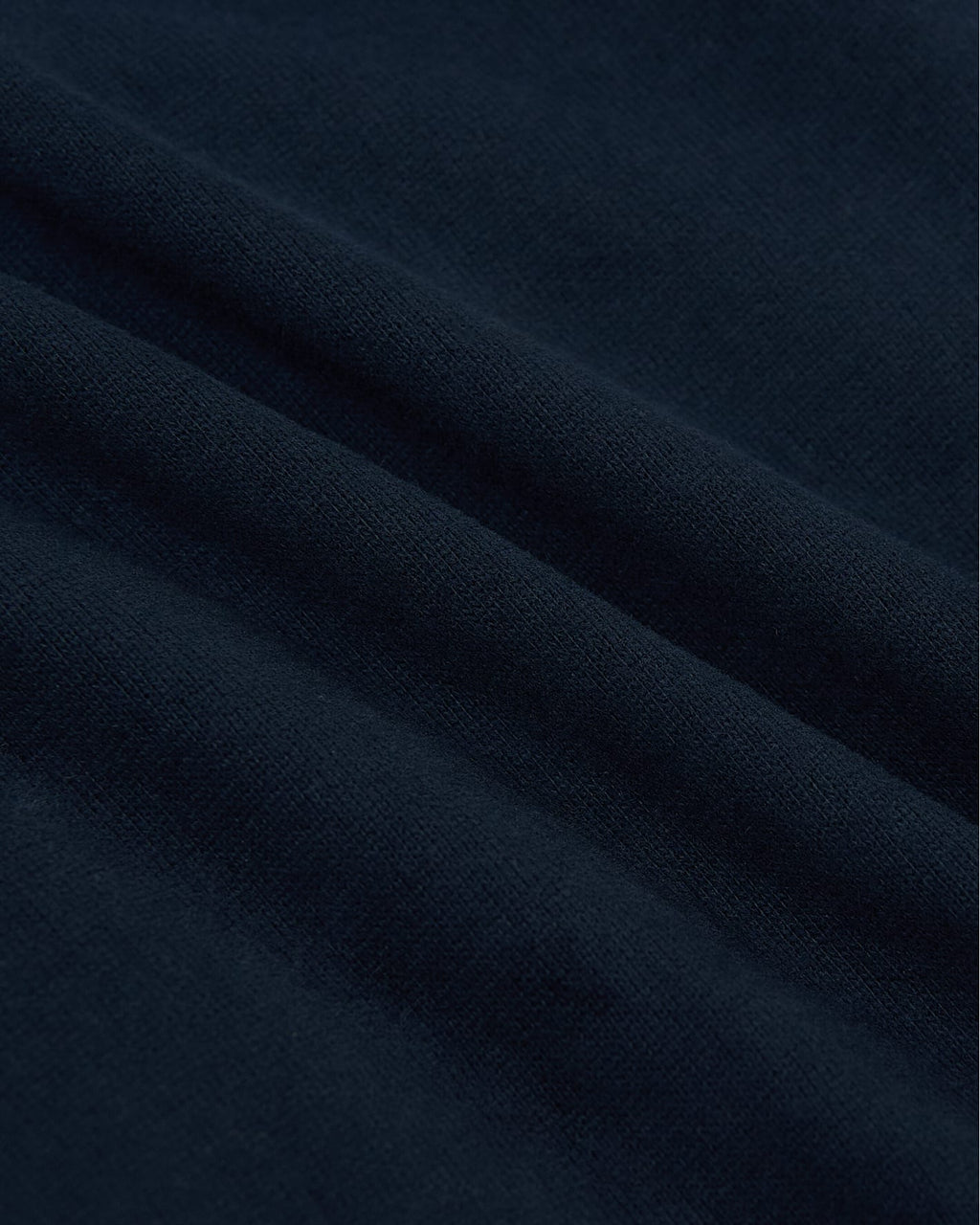 Navy Tall Heavyweight Curved Hem Crew