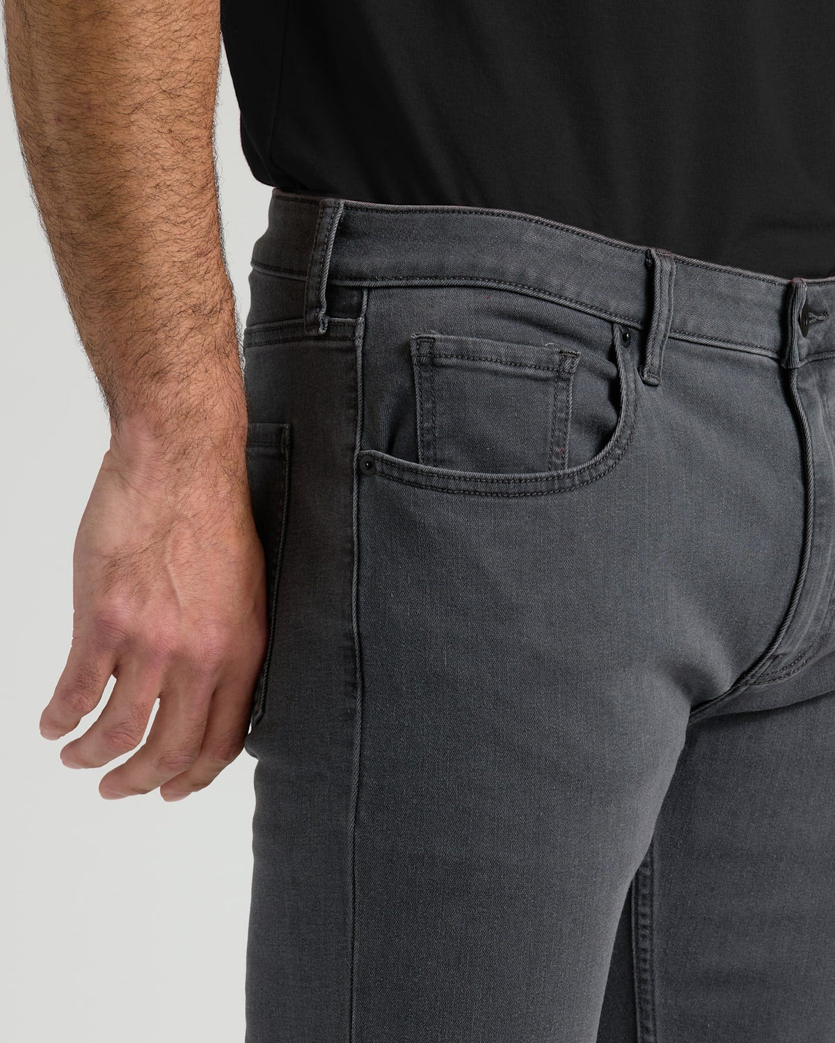 Gray Wash Slim Comfort Stretch Jeans