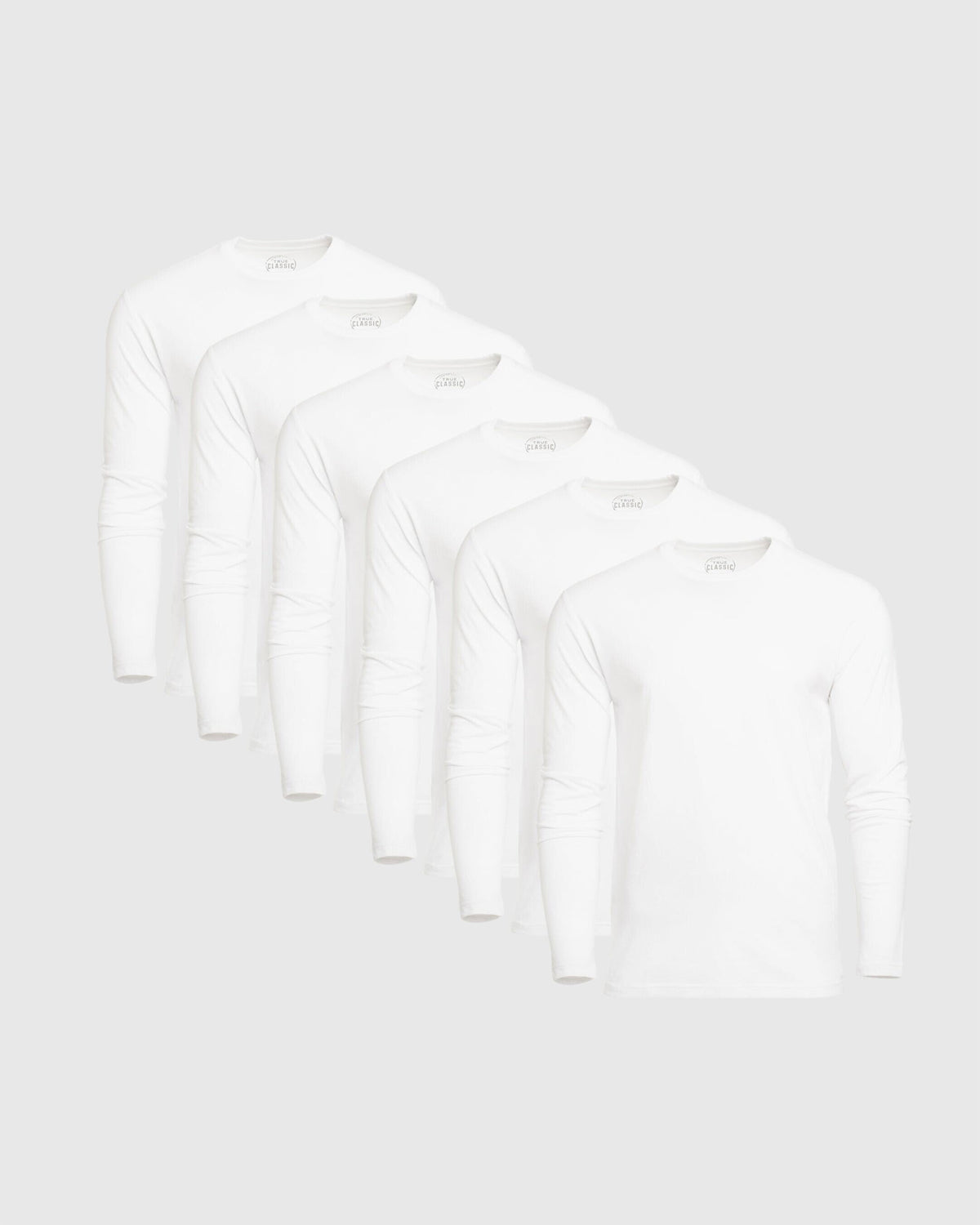 Classic Long Sleeve Crew Neck 6-Pack