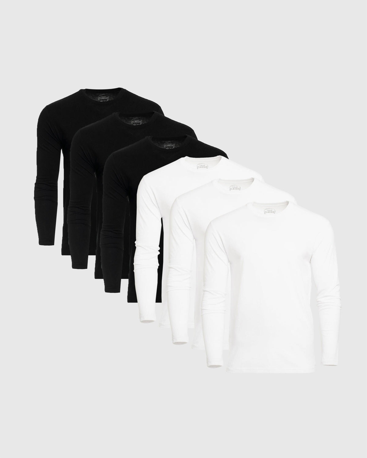 Classic Long Sleeve Crew Neck 6-Pack