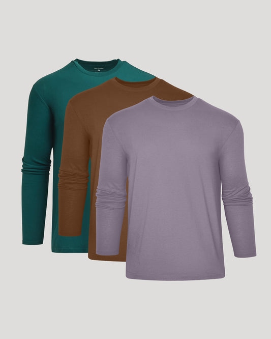 Long Sleeve Crews 3-Pack