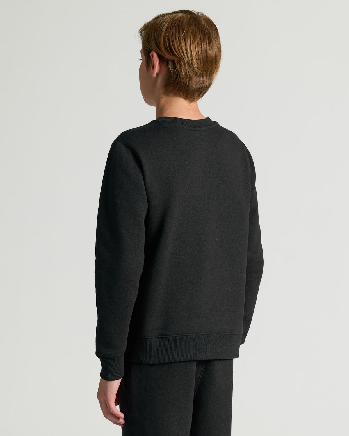 Boys' Black Fleece Crew Neck