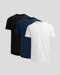 Heavyweight Curved Hem Crew 3-Pack