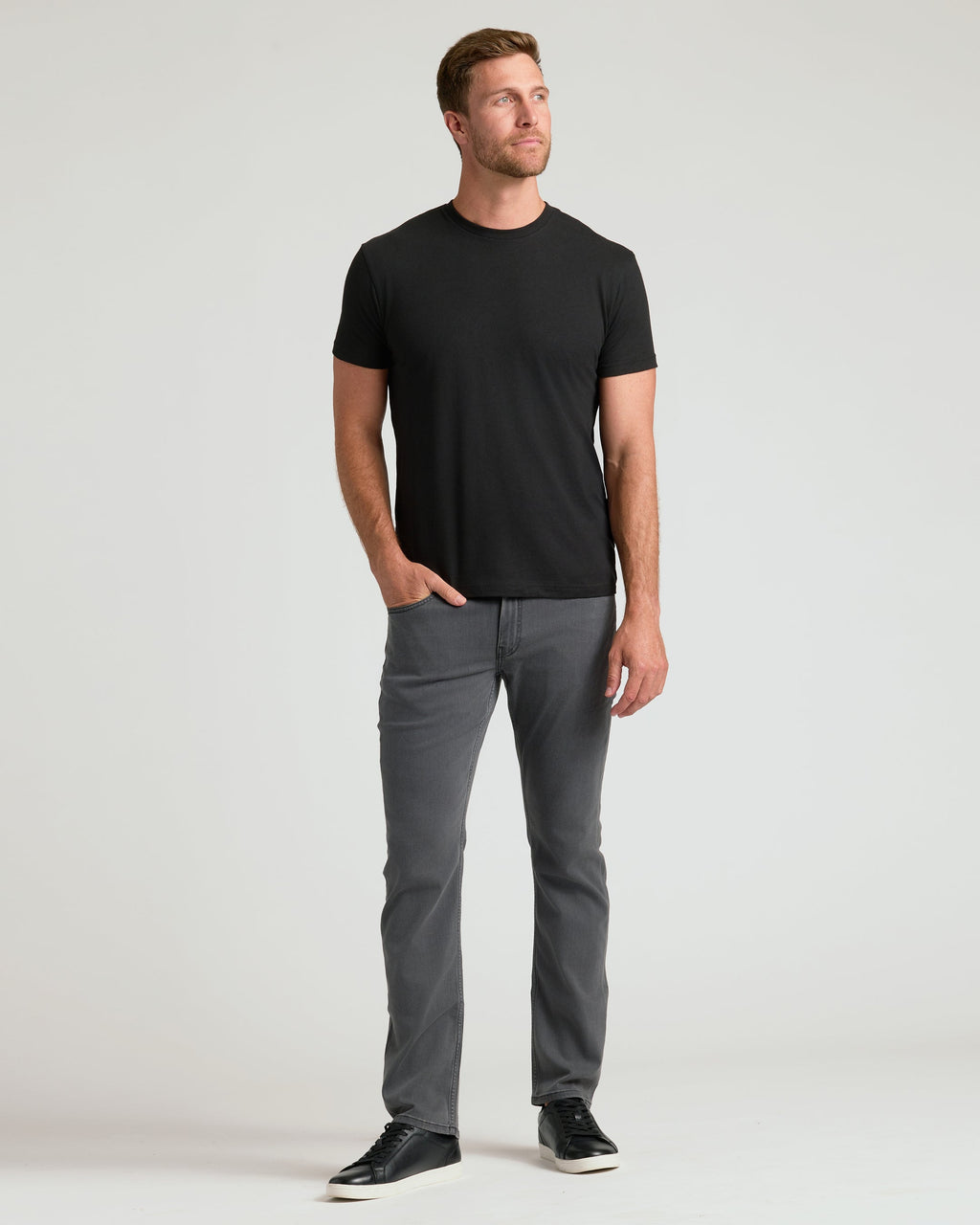 Black & White Classic Crew Neck 6-Pack