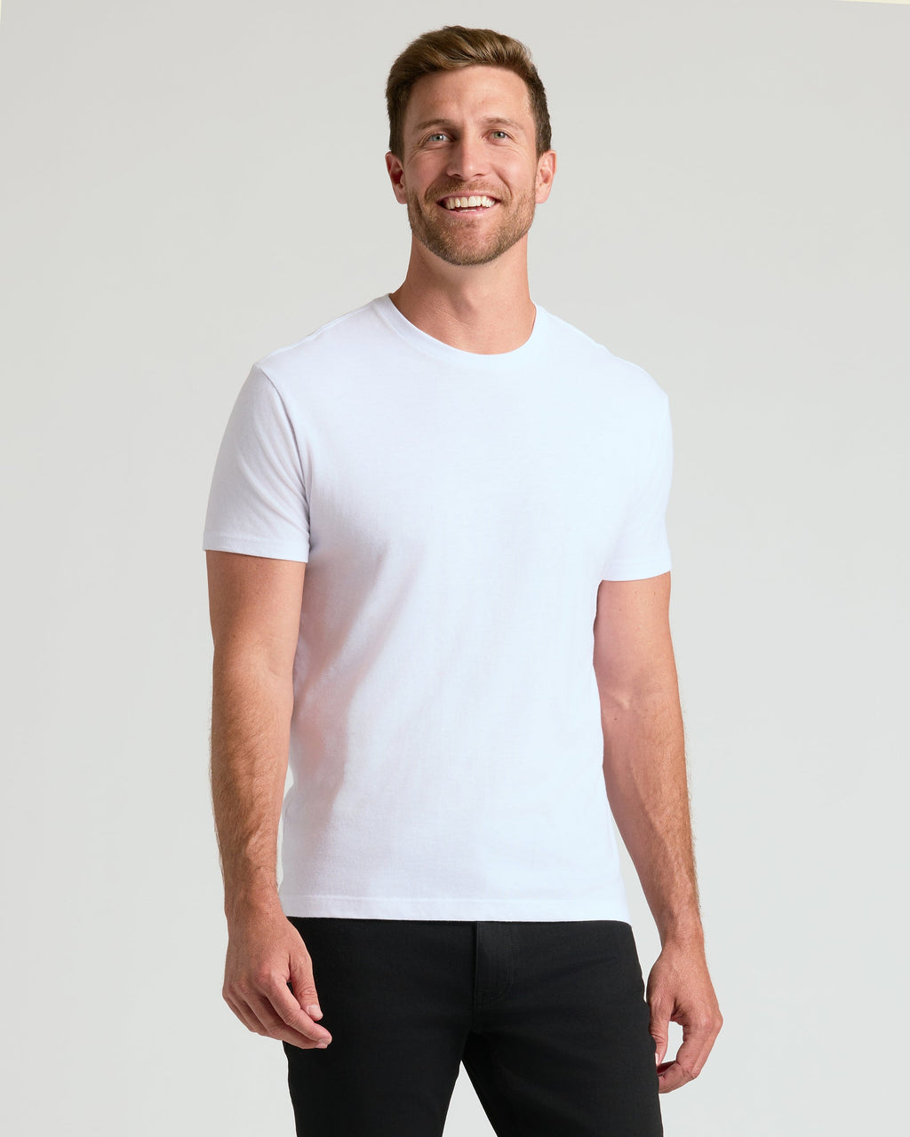Black & White Classic Crew Neck 6-Pack