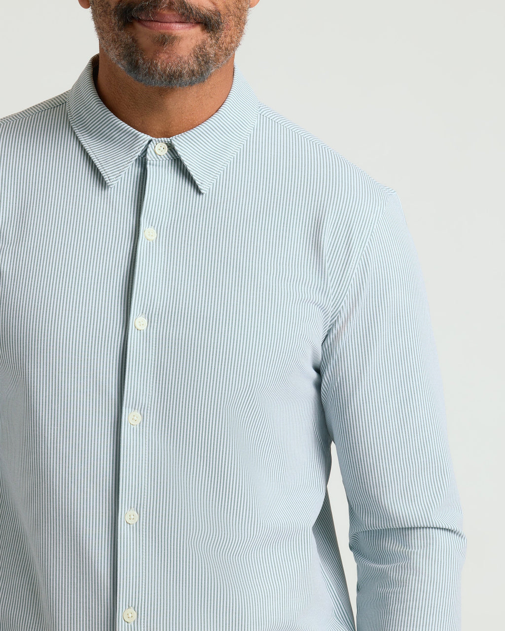 Juniper Stripe Classic Stretch Oxford 2.0