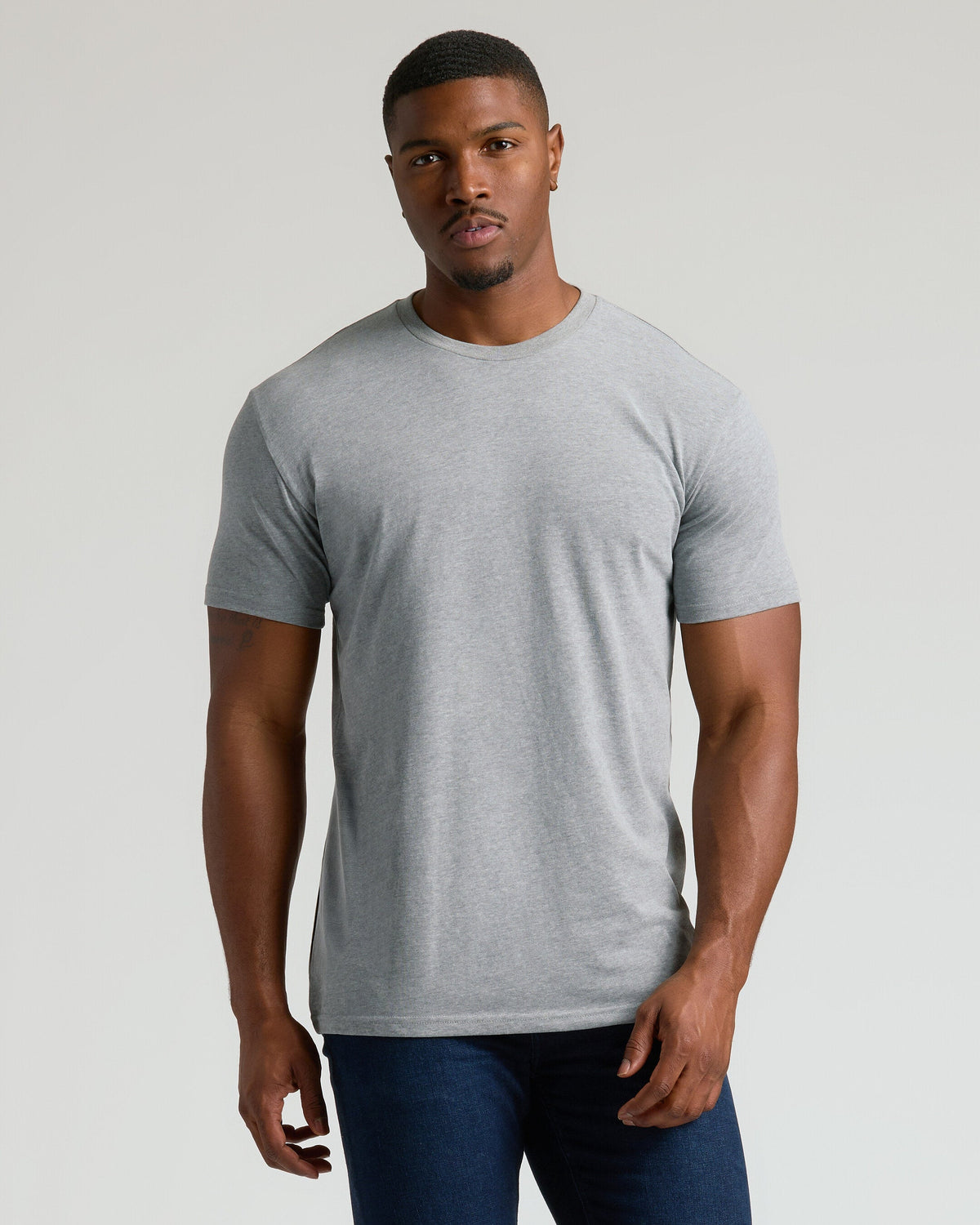 Classic Tall Straight Hem Crew Neck T-Shirt 3-Pack