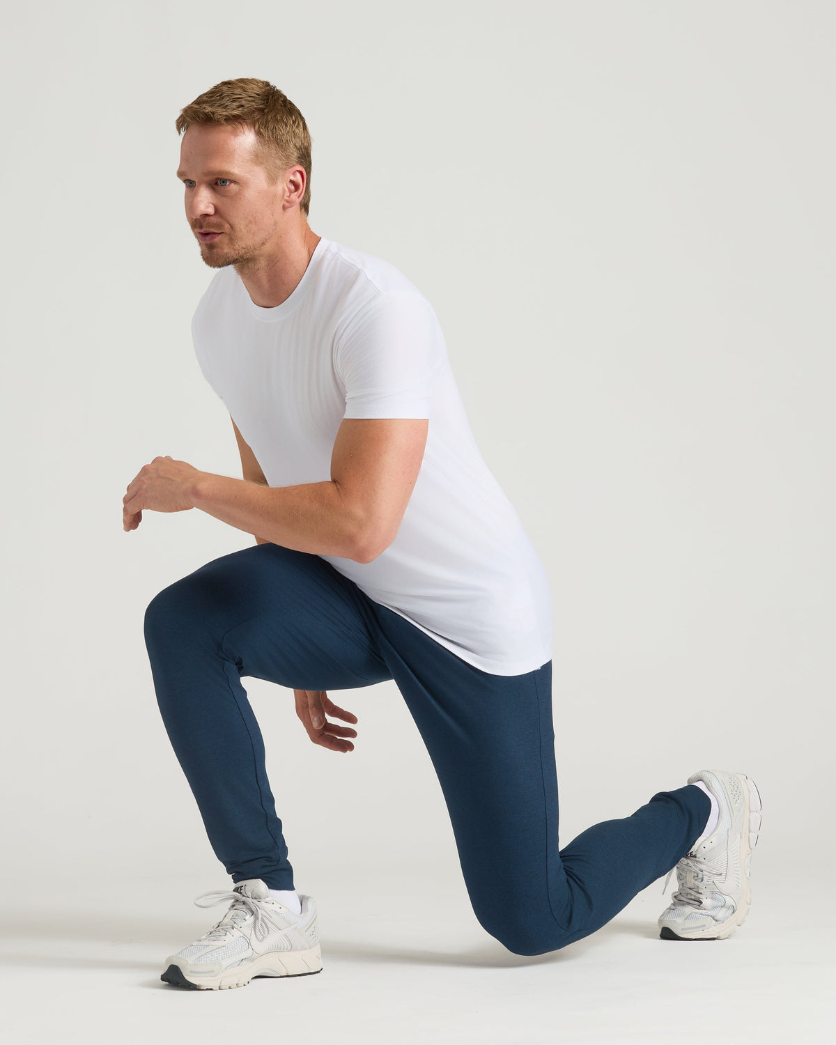 Black & Dark Heather Navy Tall Active Joggers 2-Pack