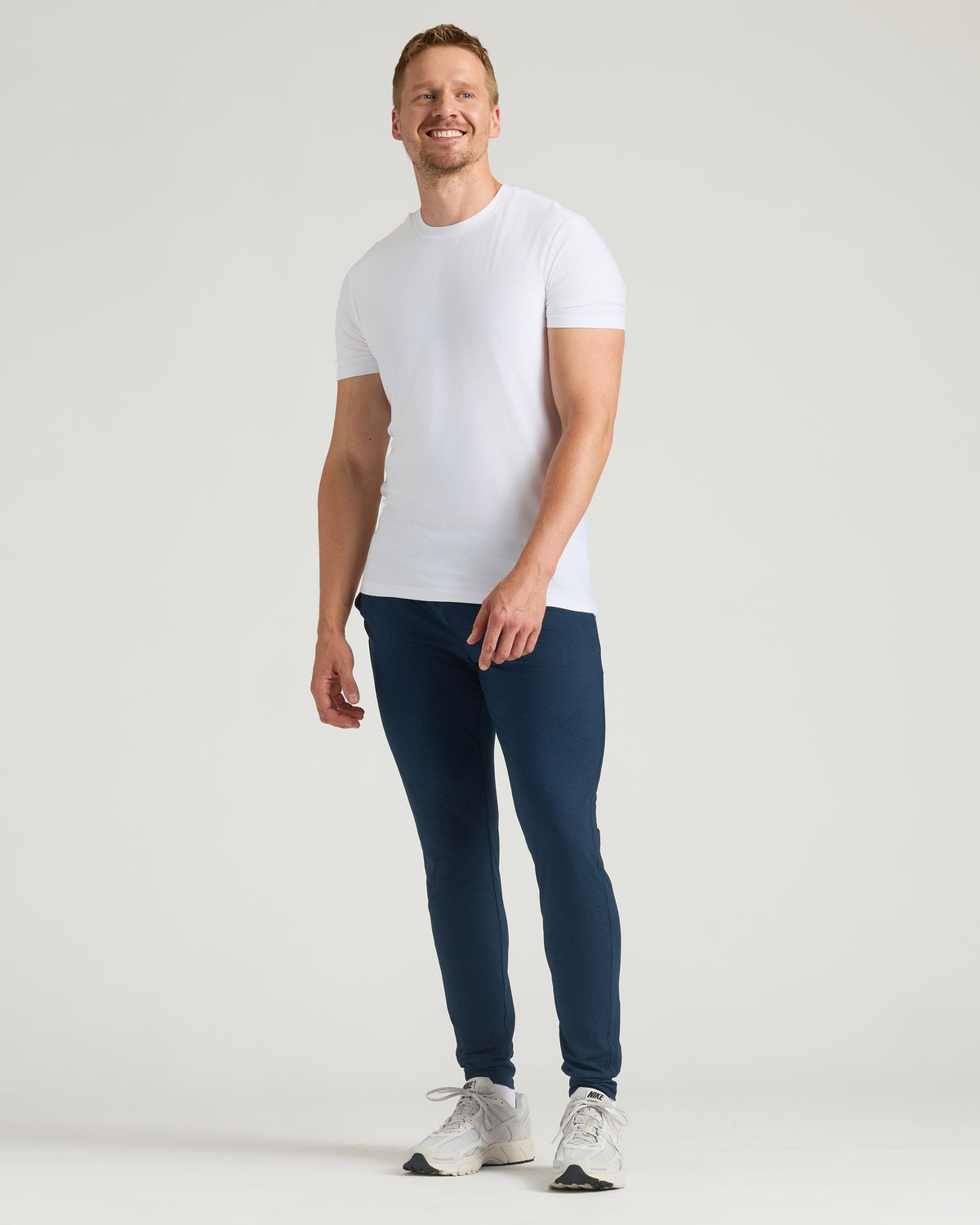Black & Dark Heather Navy Tall Active Joggers 2-Pack