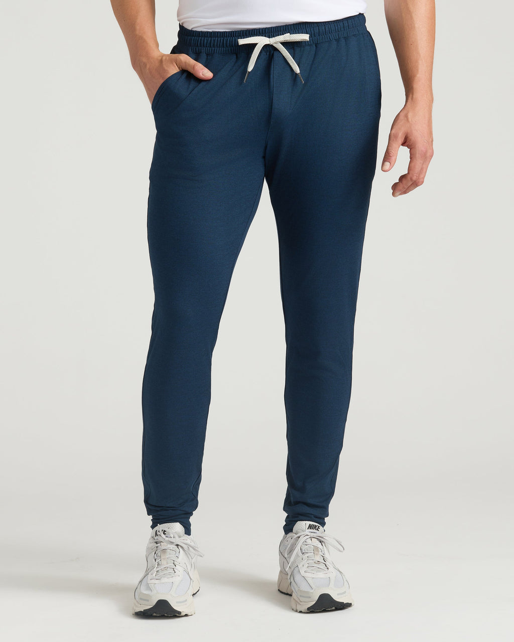 Black & Dark Heather Navy Tall Active Joggers 2-Pack
