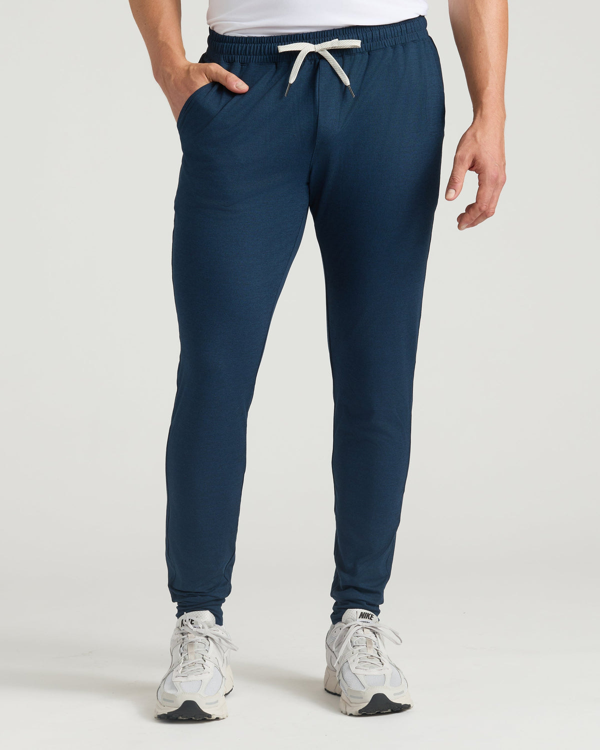 Black & Dark Heather Navy Tall Active Joggers 2-Pack