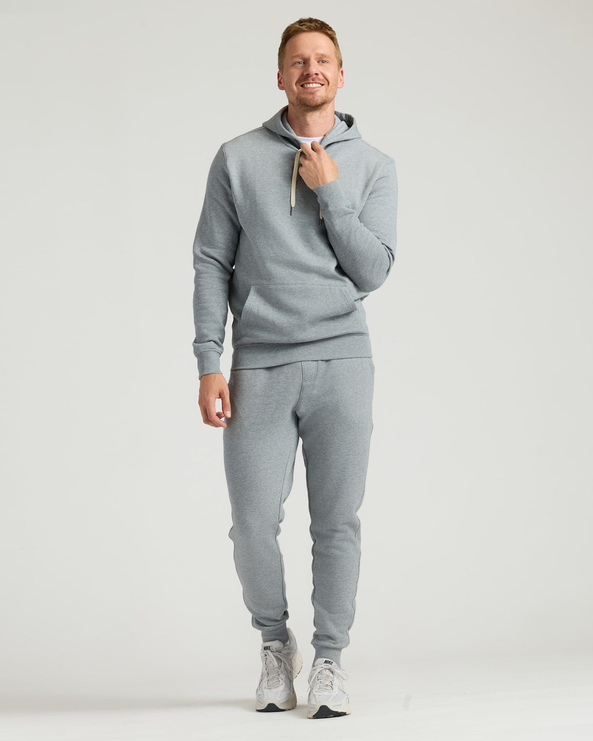 Dark Heather Gray Pullover Fleece Hoodie & Jogger 2-Pack