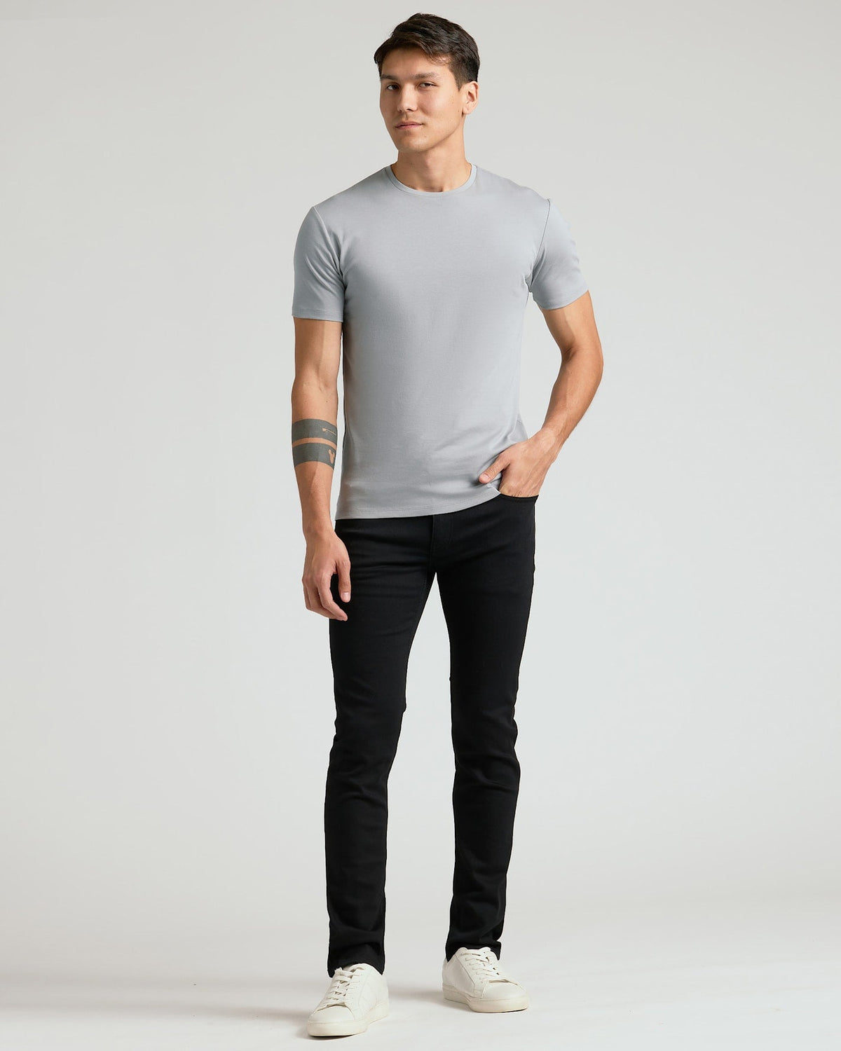 Black & Gray Wash Slim Comfort Stretch Jeans 2-Pack