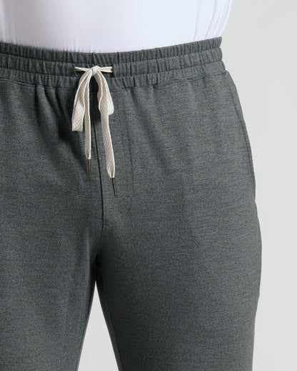 Black & Charcoal Heather Gray Active Training Joggers 2-Pack