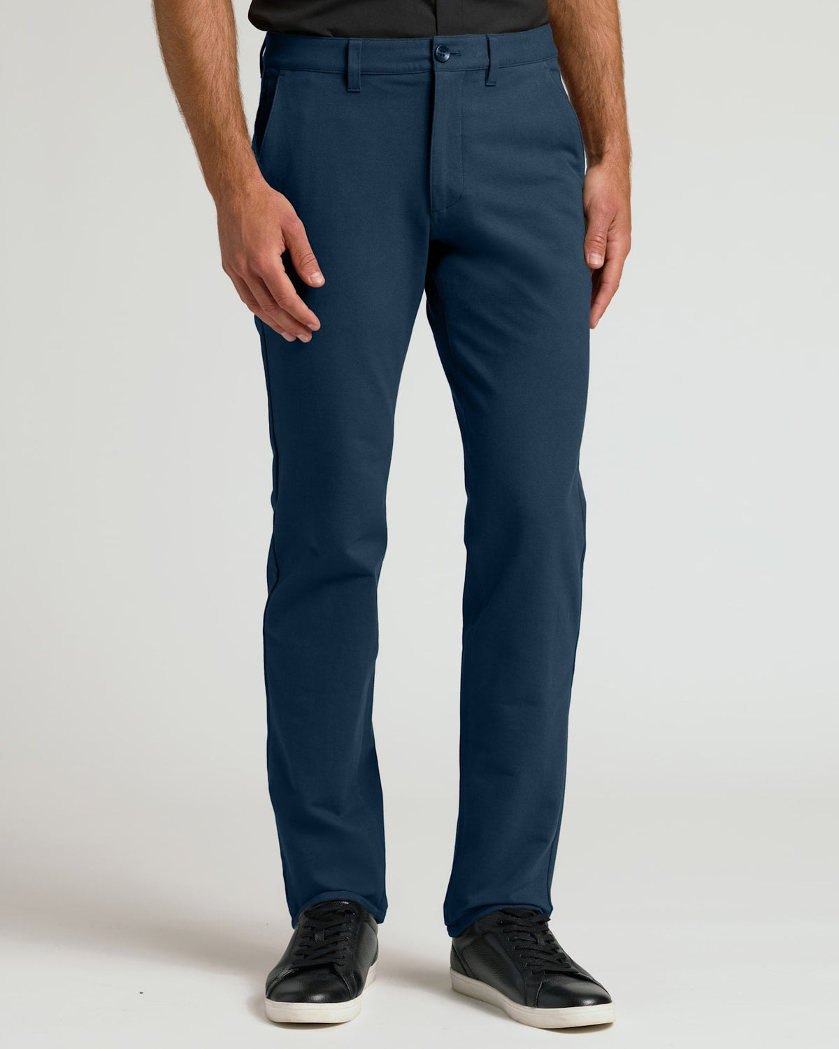 Navy & Black Straight Chino Pants 2-Pack