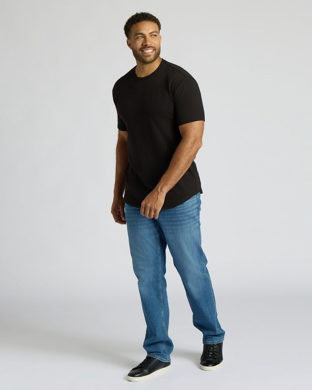 Tall Heavyweight Curved Hem Crew 3-Pack