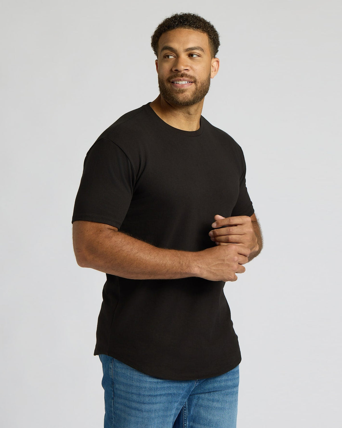Tall Heavyweight Curved Hem Crew 3-Pack