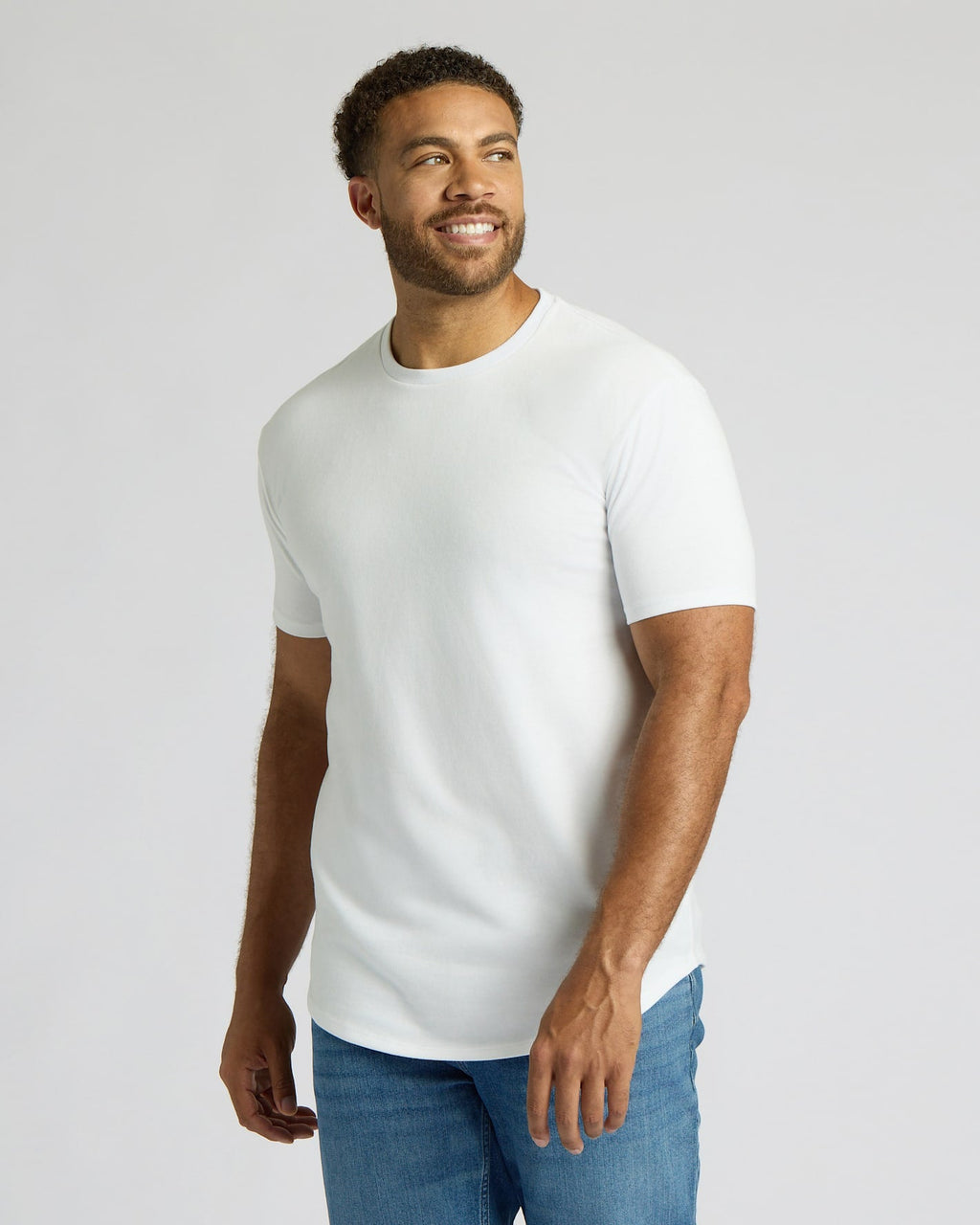 Tall Heavyweight Curved Hem Crew 3-Pack