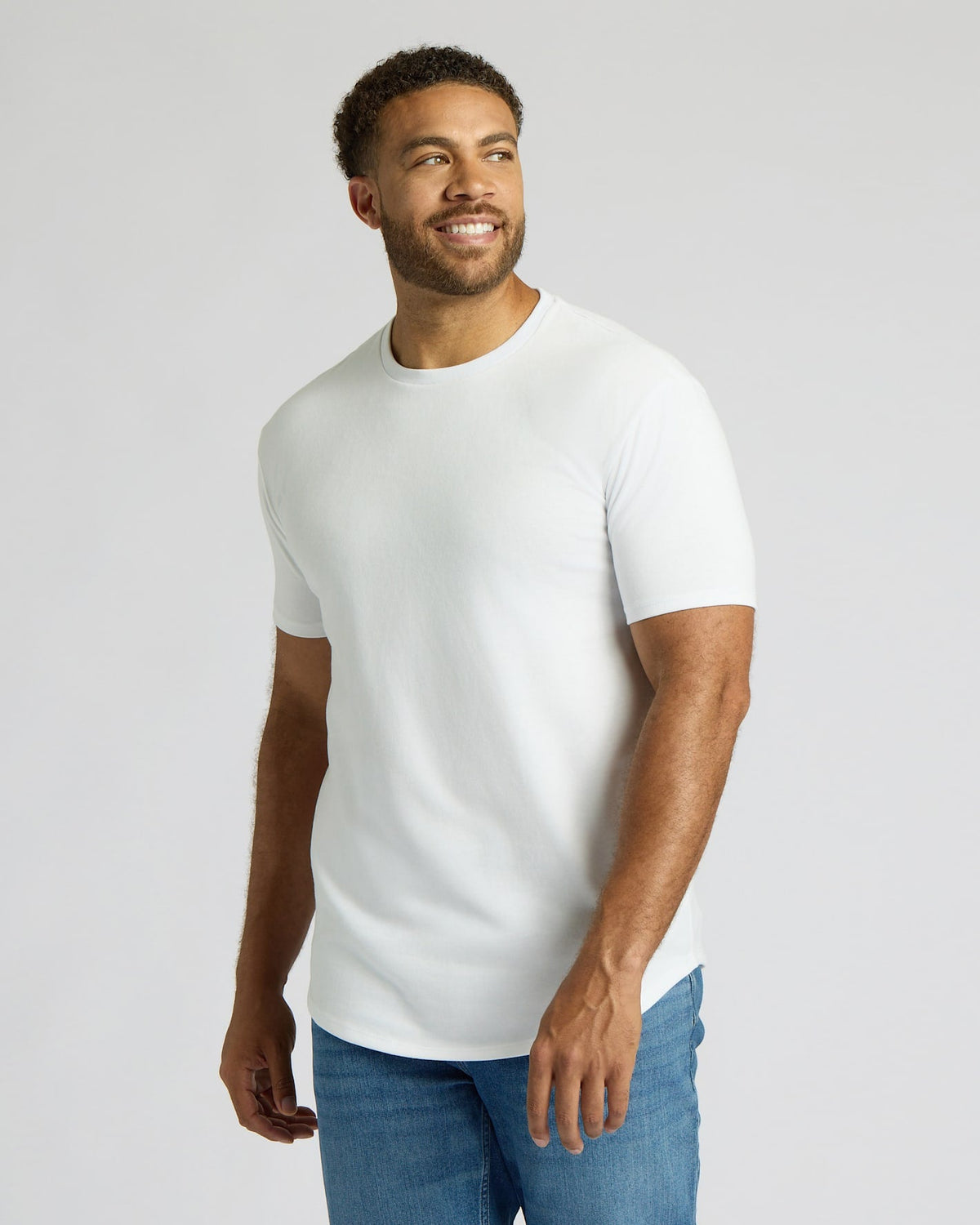 Tall Heavyweight Curved Hem Crew 3-Pack
