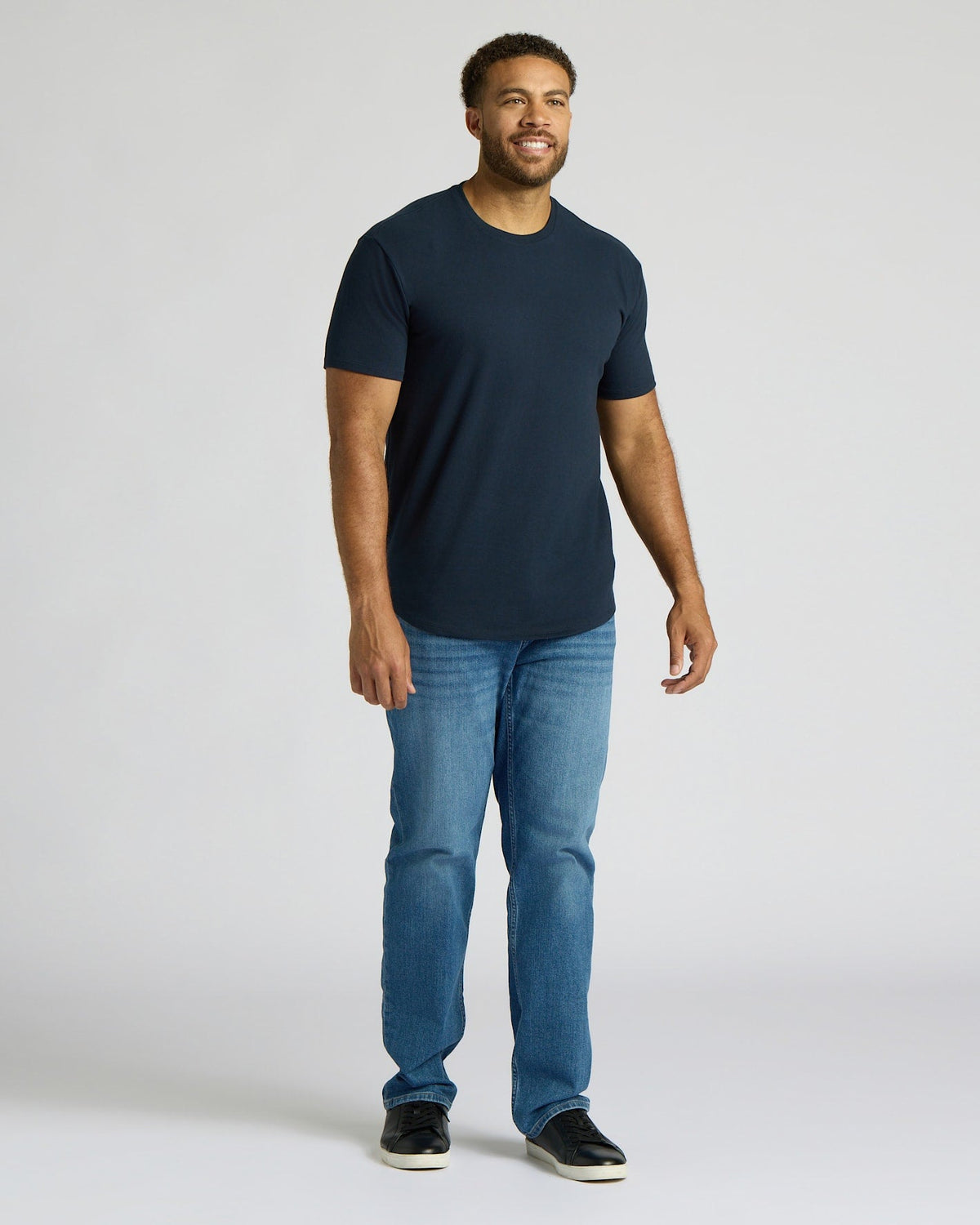 Tall Heavyweight Curved Hem Crew 3-Pack