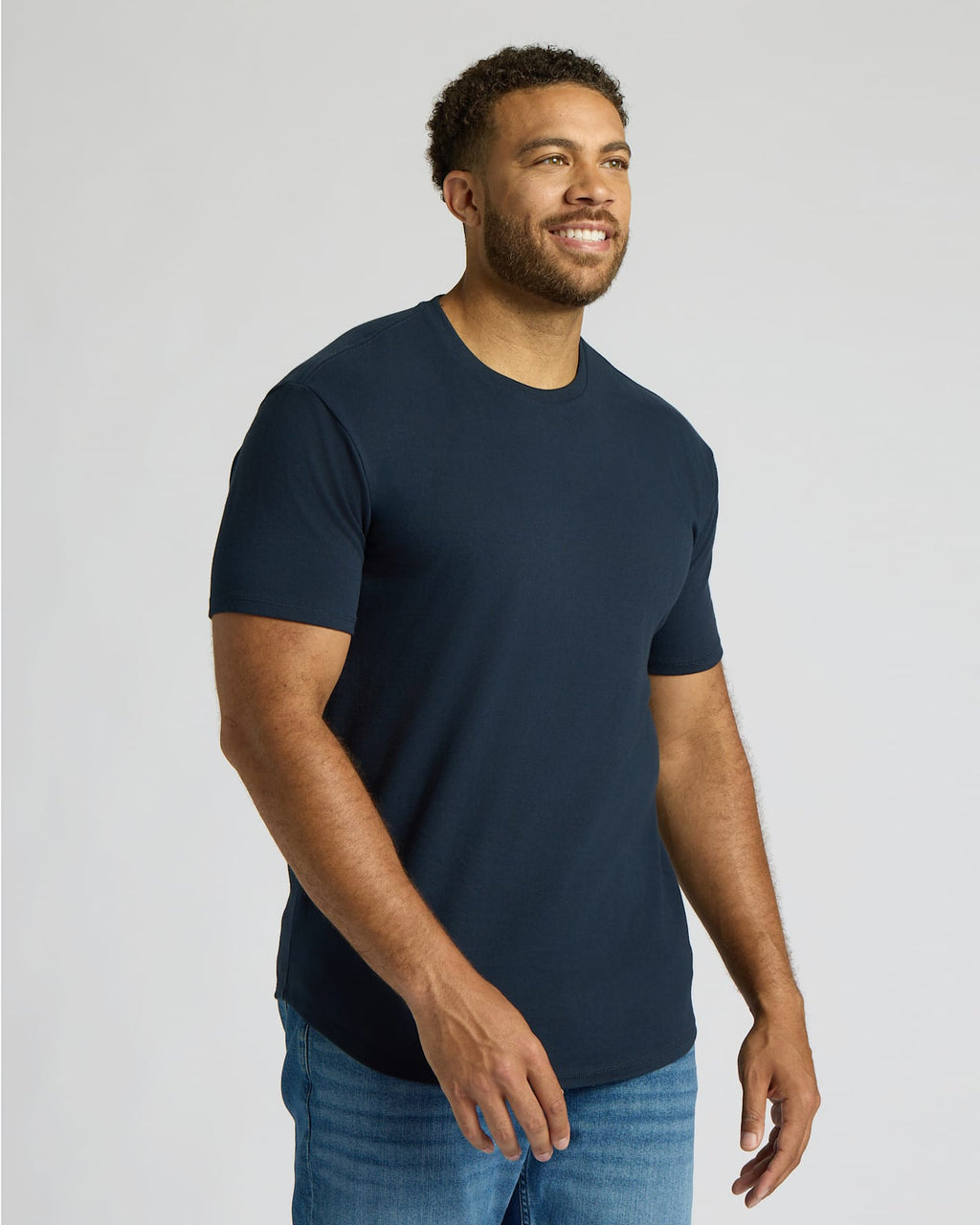 Tall Heavyweight Curved Hem Crew 3-Pack