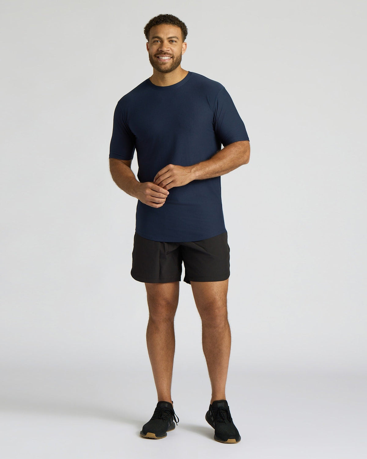 Tall Active Curved Hem Crew 3-Pack