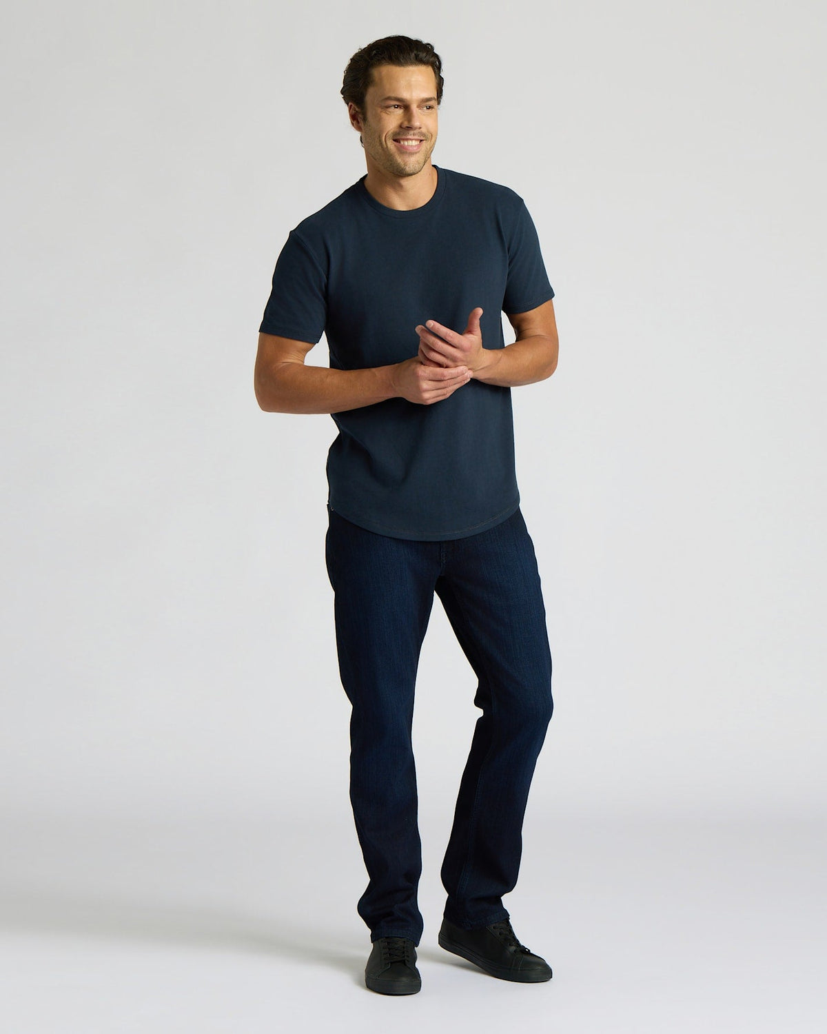 Heavyweight Curved Hem Crew 3-Pack