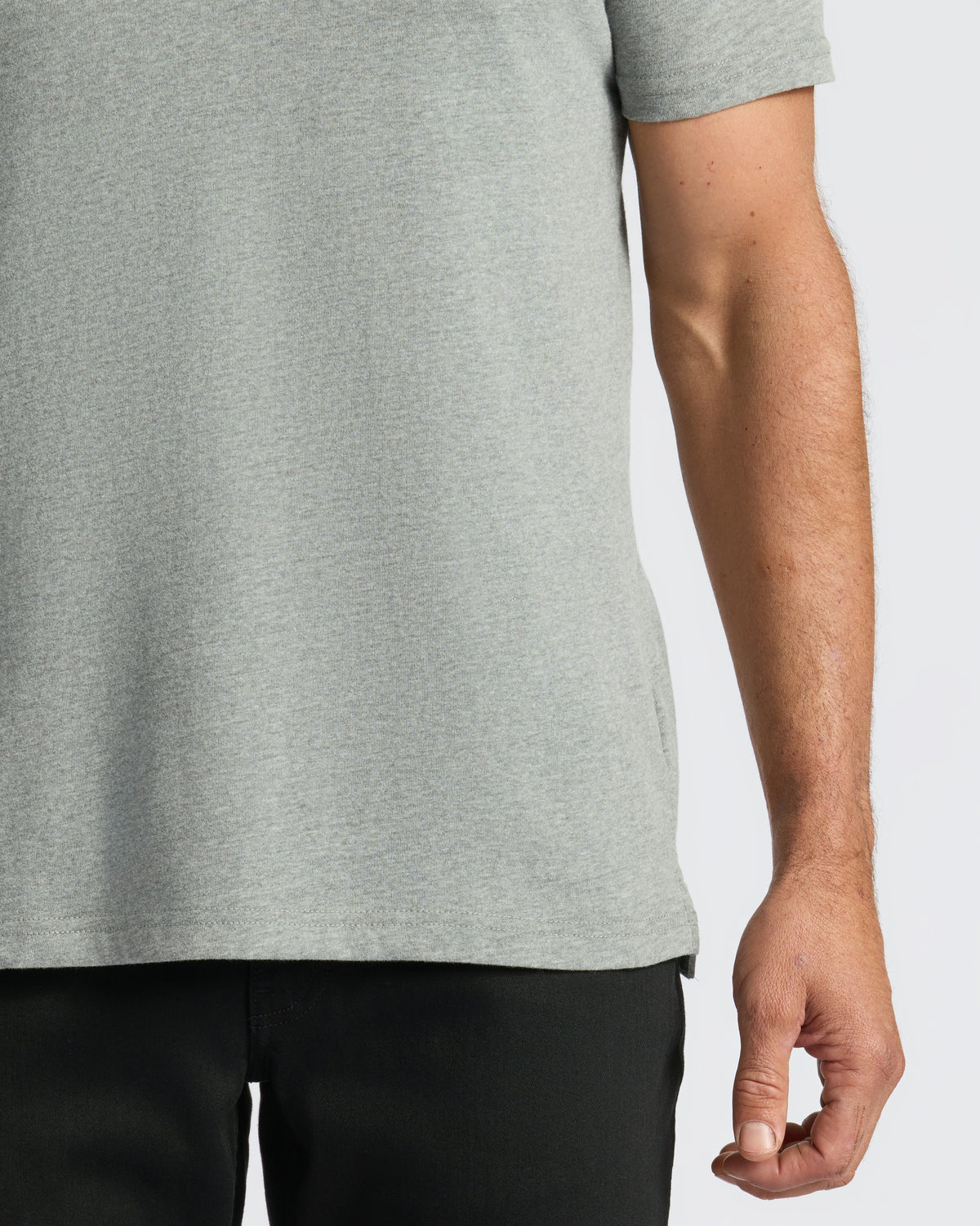 Heather Gray Classic Polo
